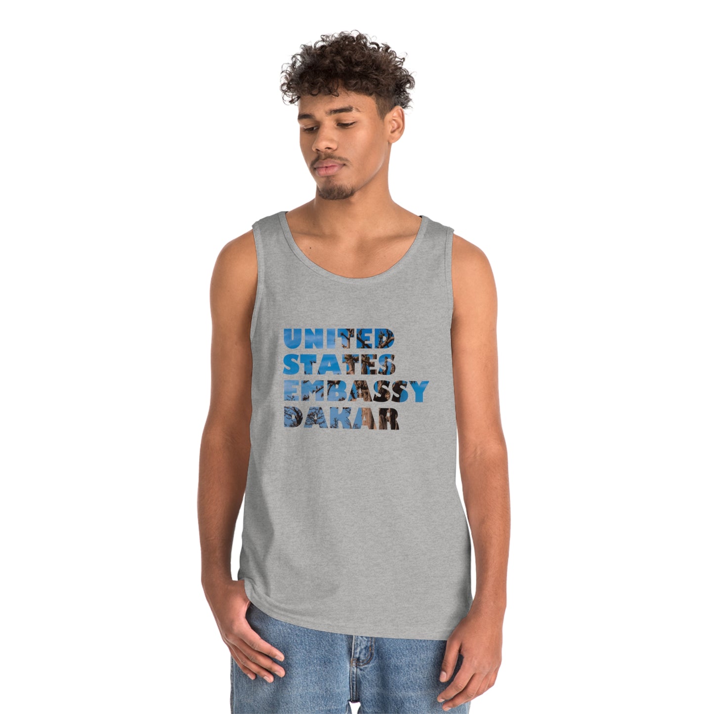 Read the Lines Tank Top: Dakar