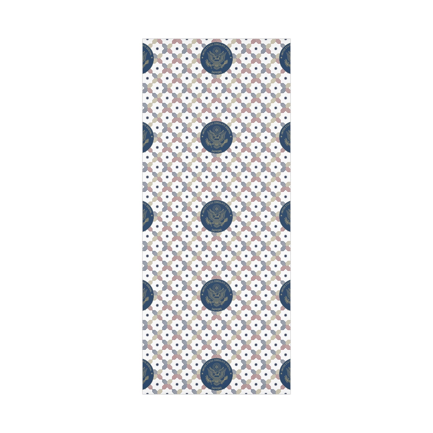 Geometric Gift Wrap Paper: Shanghai