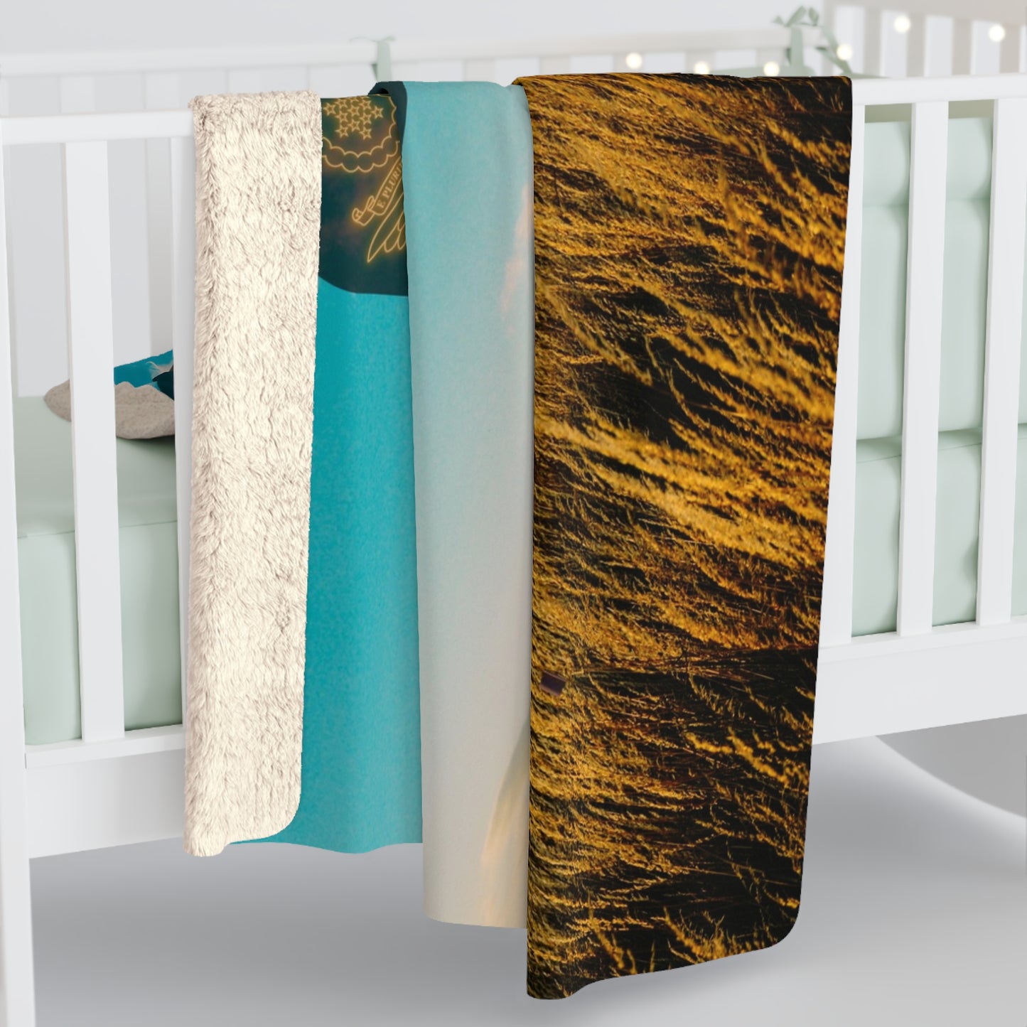American Prairie Sherpa Fleece Blanket: China