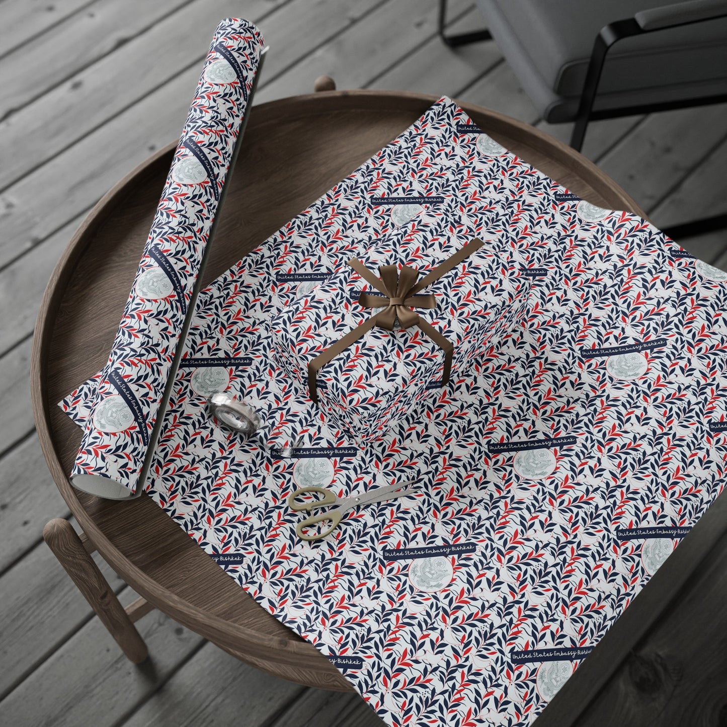 Finding Peace Wrapping Paper: Bishkek