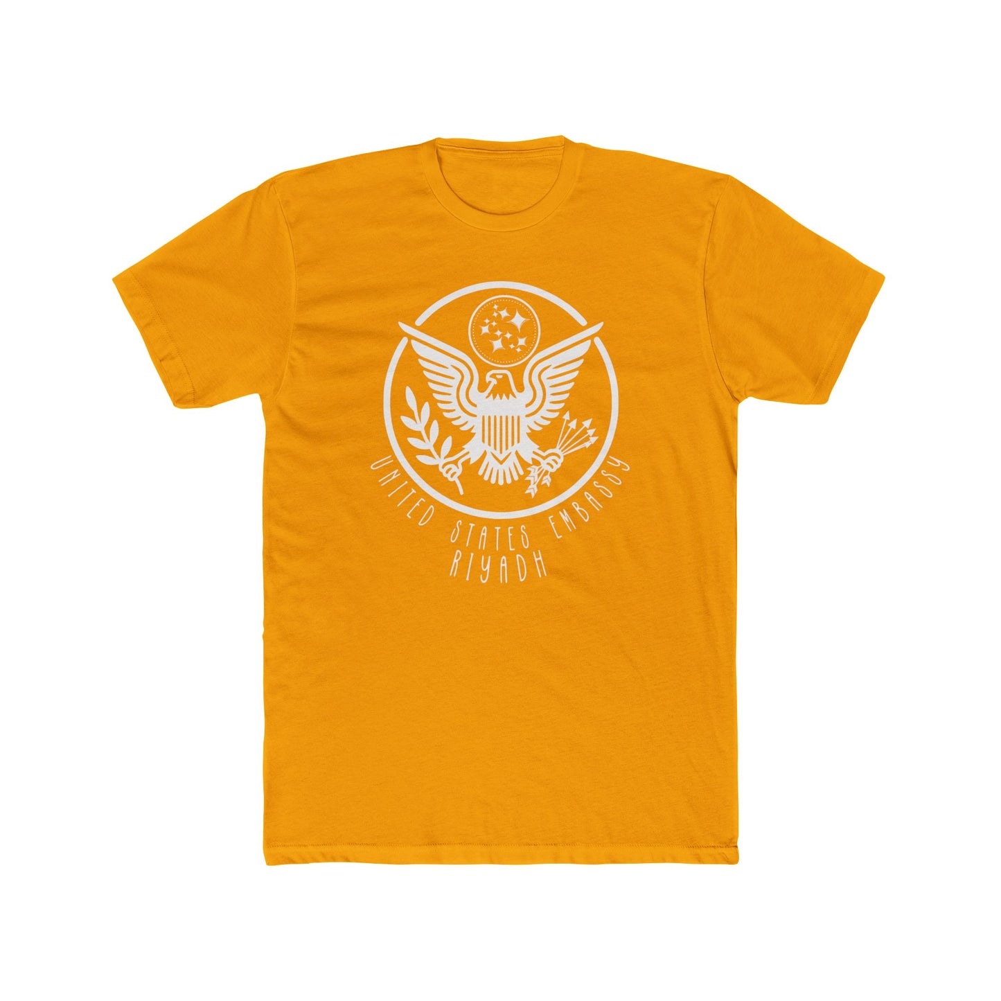 New Art Deco Cotton Crew Tee: Riyadh