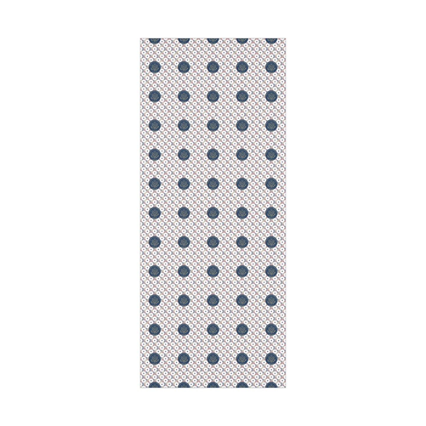 Geometric Gift Wrap Paper: Bordeaux