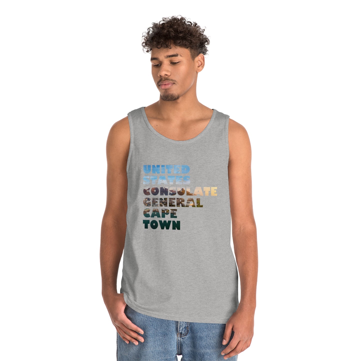 Read the Lines Tank Top: Cape Town