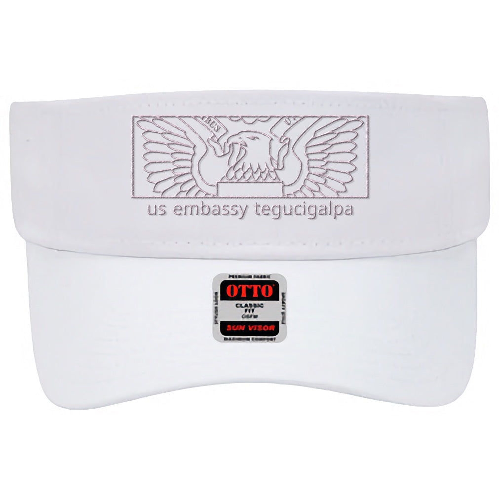 Modern Embroidered Visor: Tegucigalpa