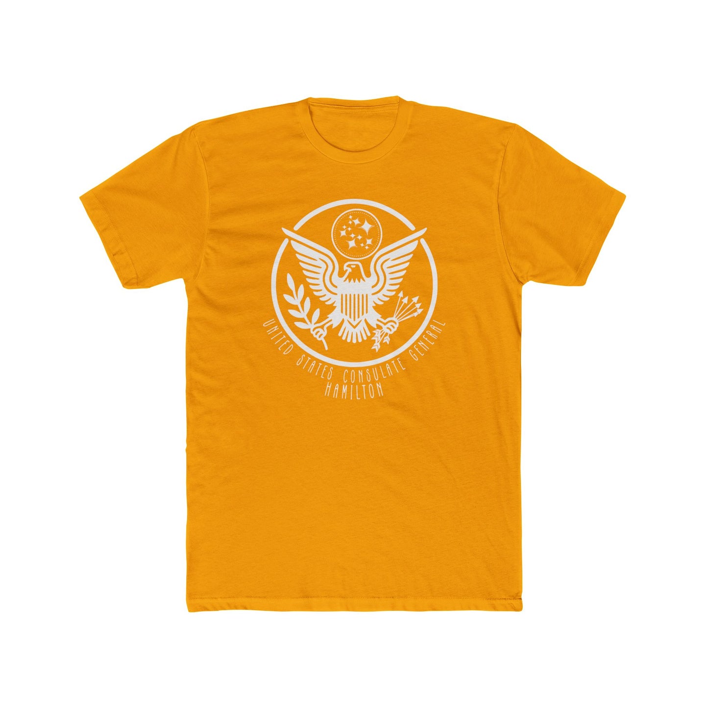 New Art Deco Cotton Crew Tee: Hamilton