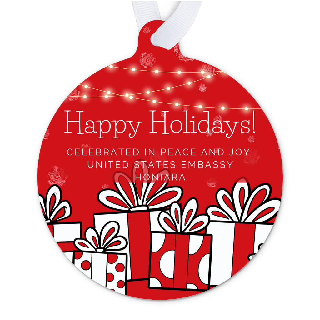 Keepsake Metal Ornament from Honiara