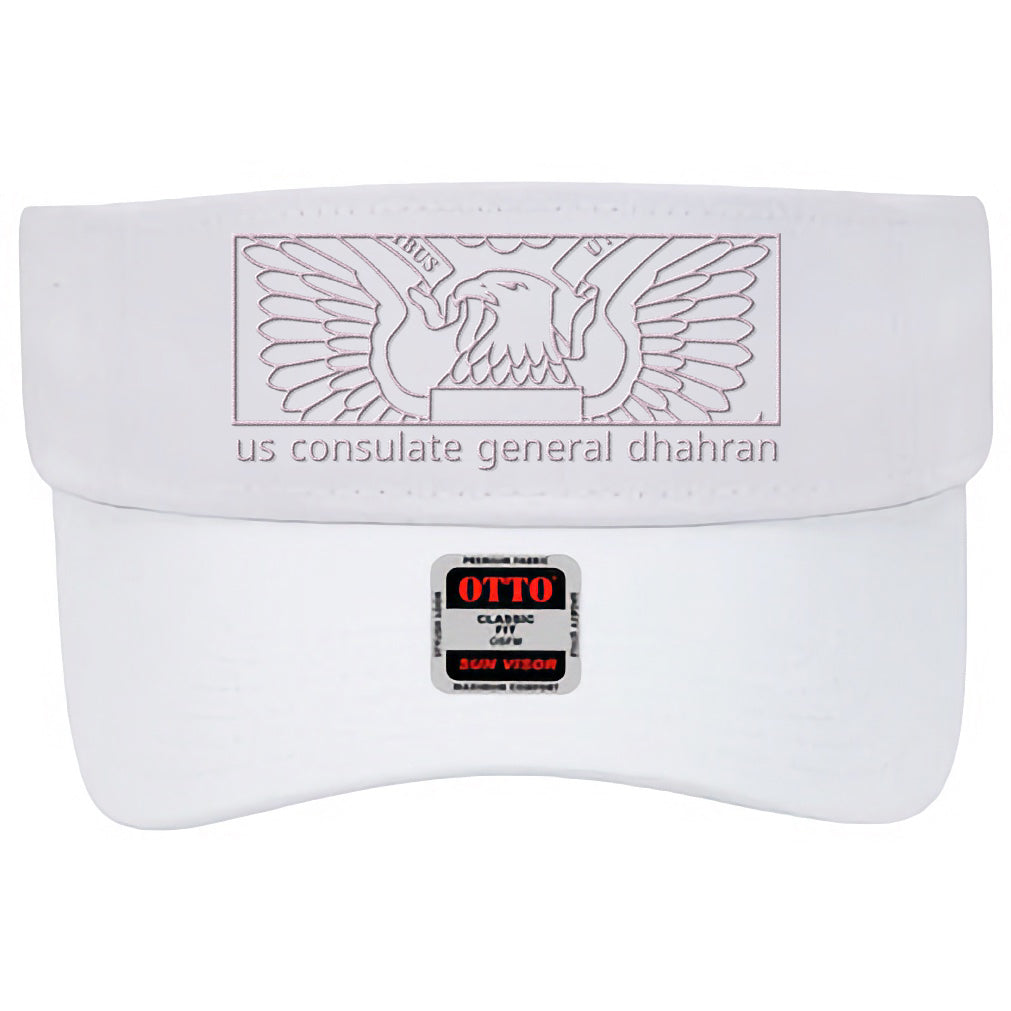 Modern Embroidered Visor: Dhahran