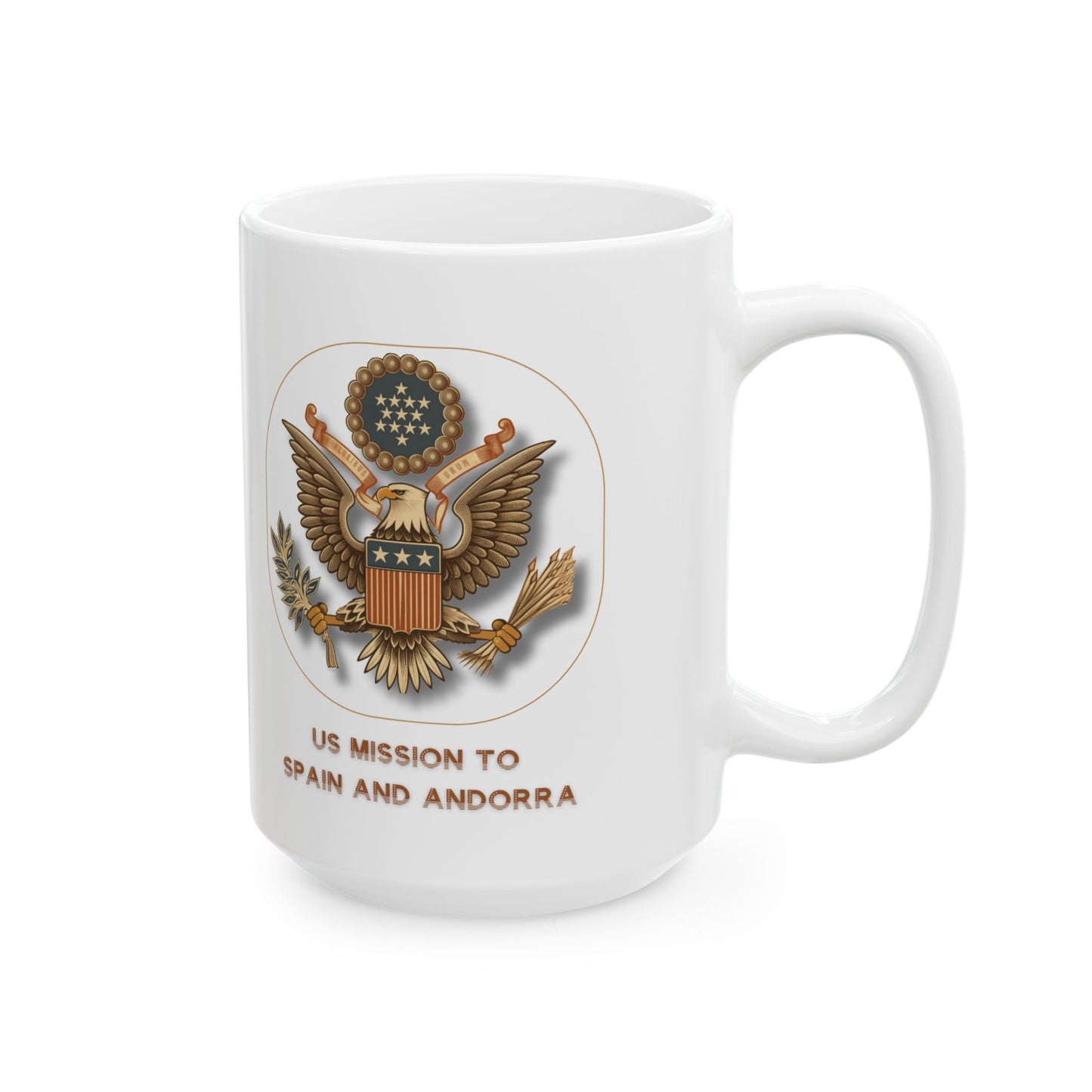 Vintage Great Seal Coffee Mug: Spain and Andorra