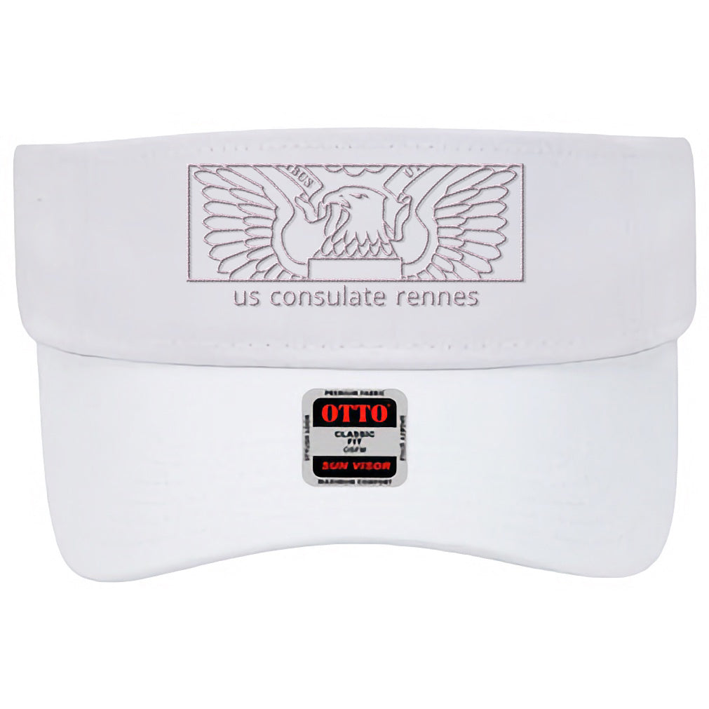 Modern Embroidered Visor: Rennes