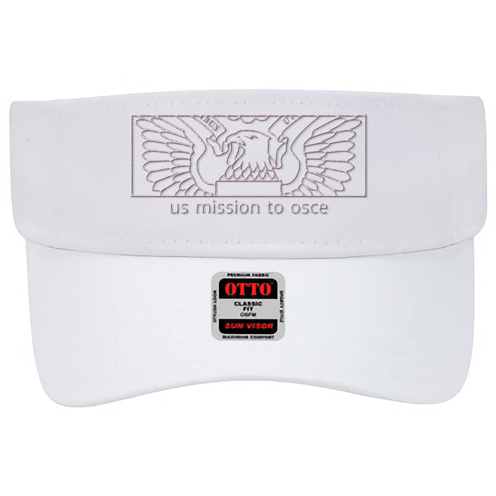 Modern Embroidered Visor: OSCE
