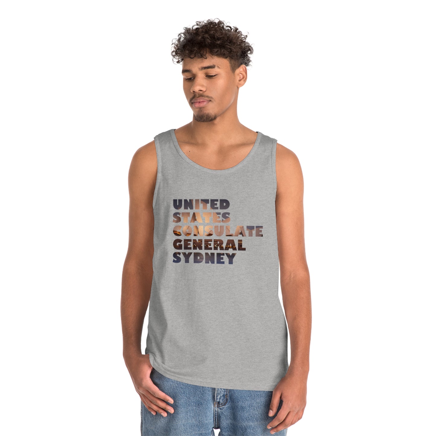 Read the Lines Tank Top: Sydney