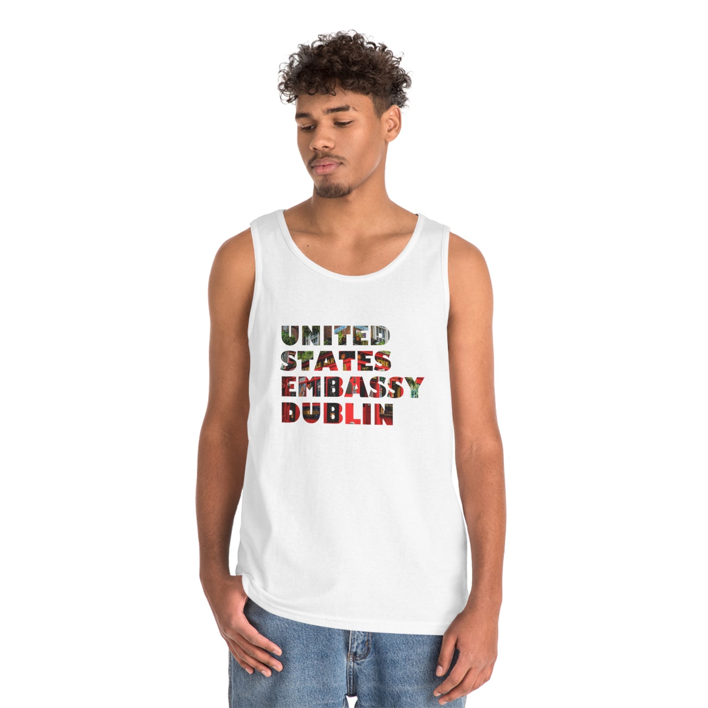 Read the Lines Tank Top: Dublin