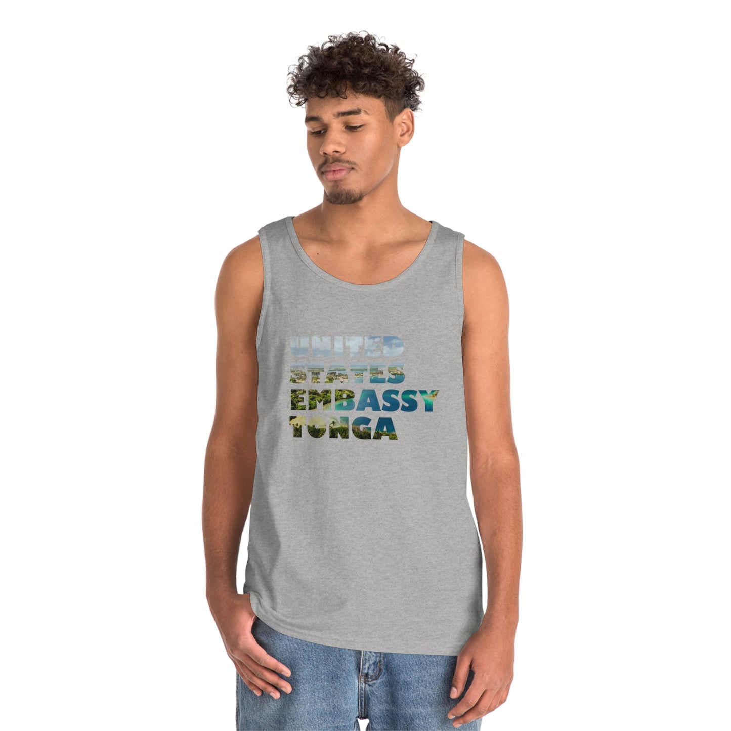 Read the Lines Tank Top: Tonga