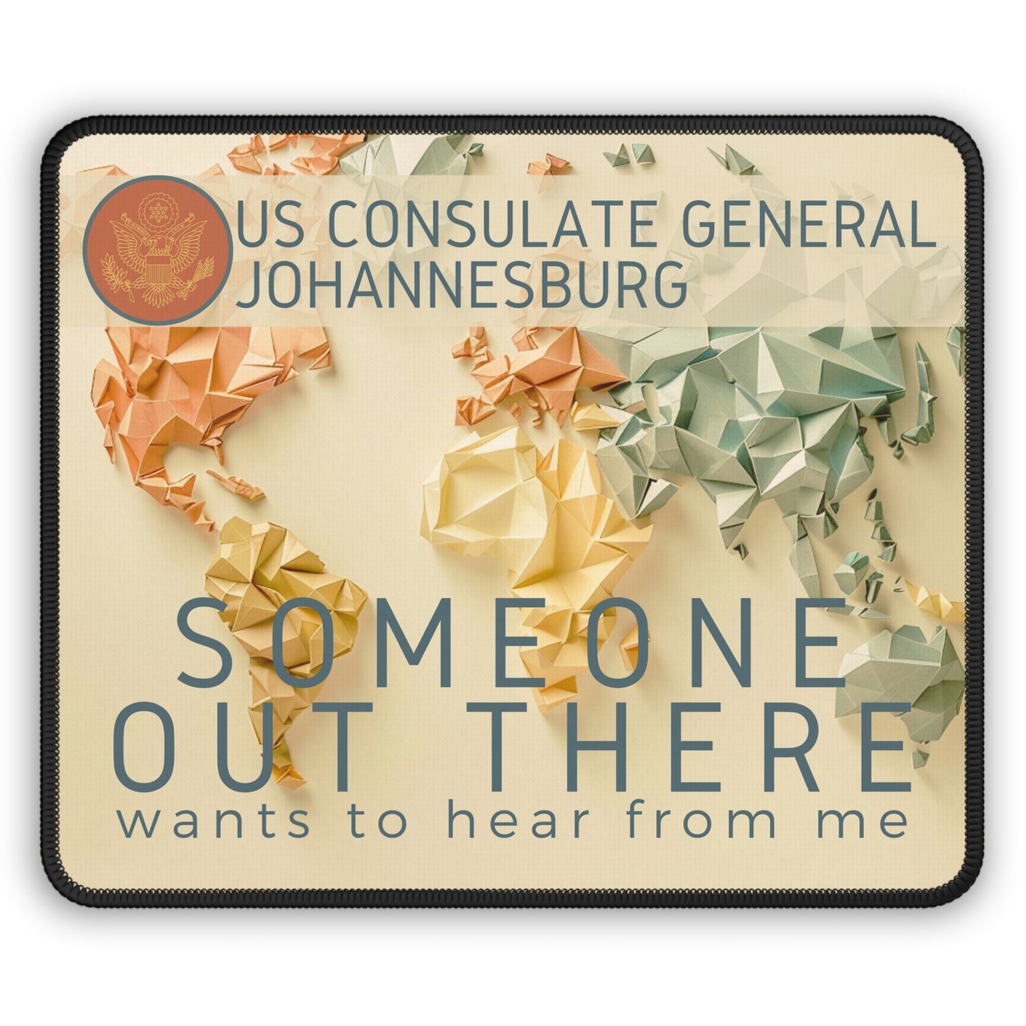 Gorgeous Reminder Mouse Pad: Johannesburg