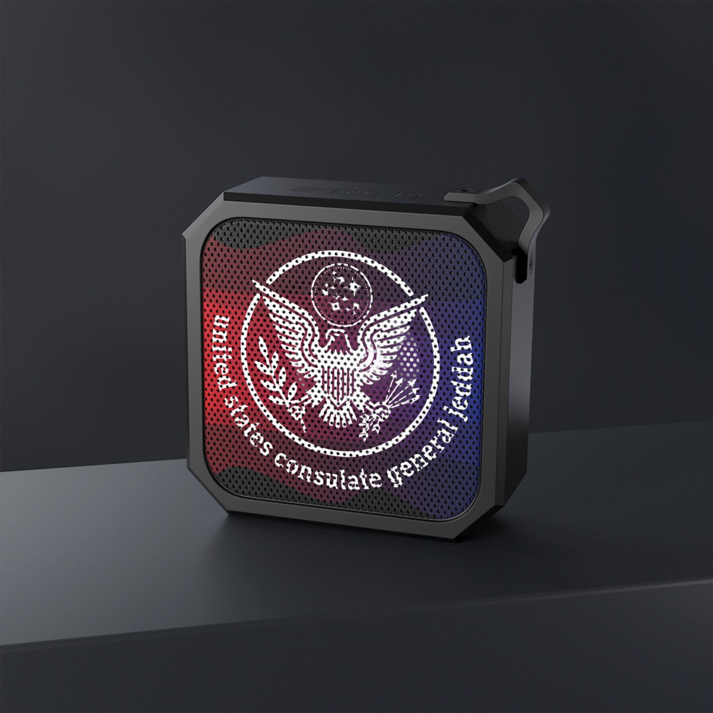 Red White and Blue, Outdoor Bluetooth Speaker: Jeddah