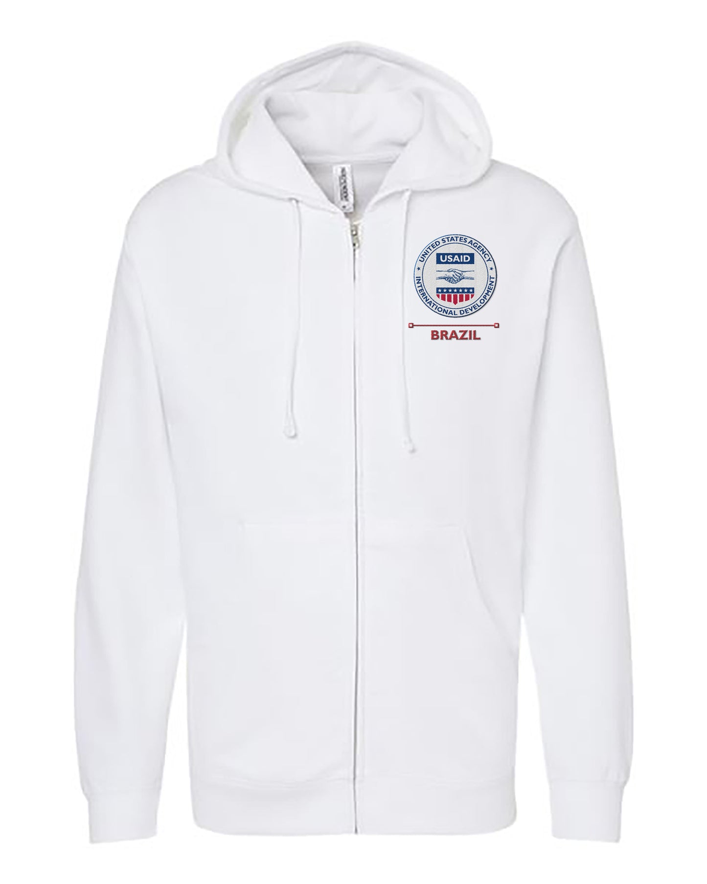 USAID Embroidered Hoodie: Brazil