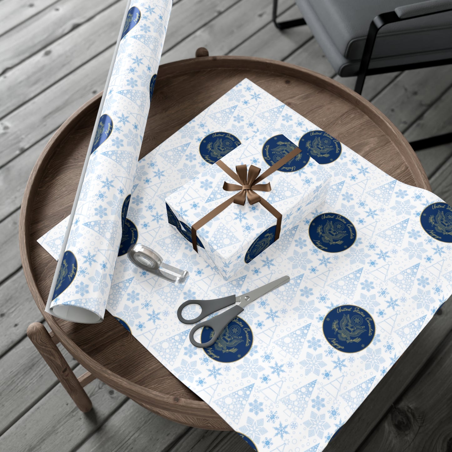 Holiday Gift Wrapping Paper: Nagoya