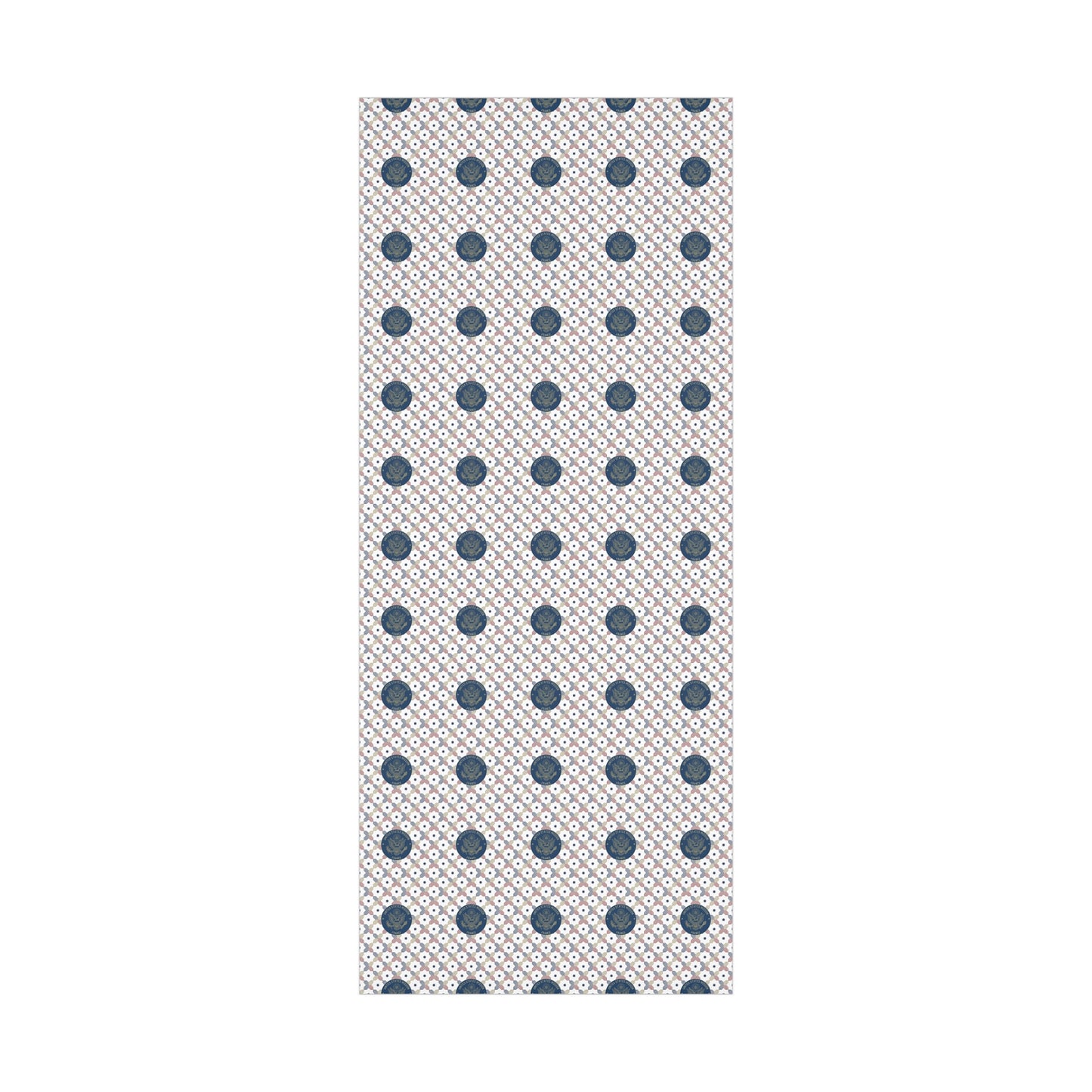 Geometric Gift Wrap Paper: France