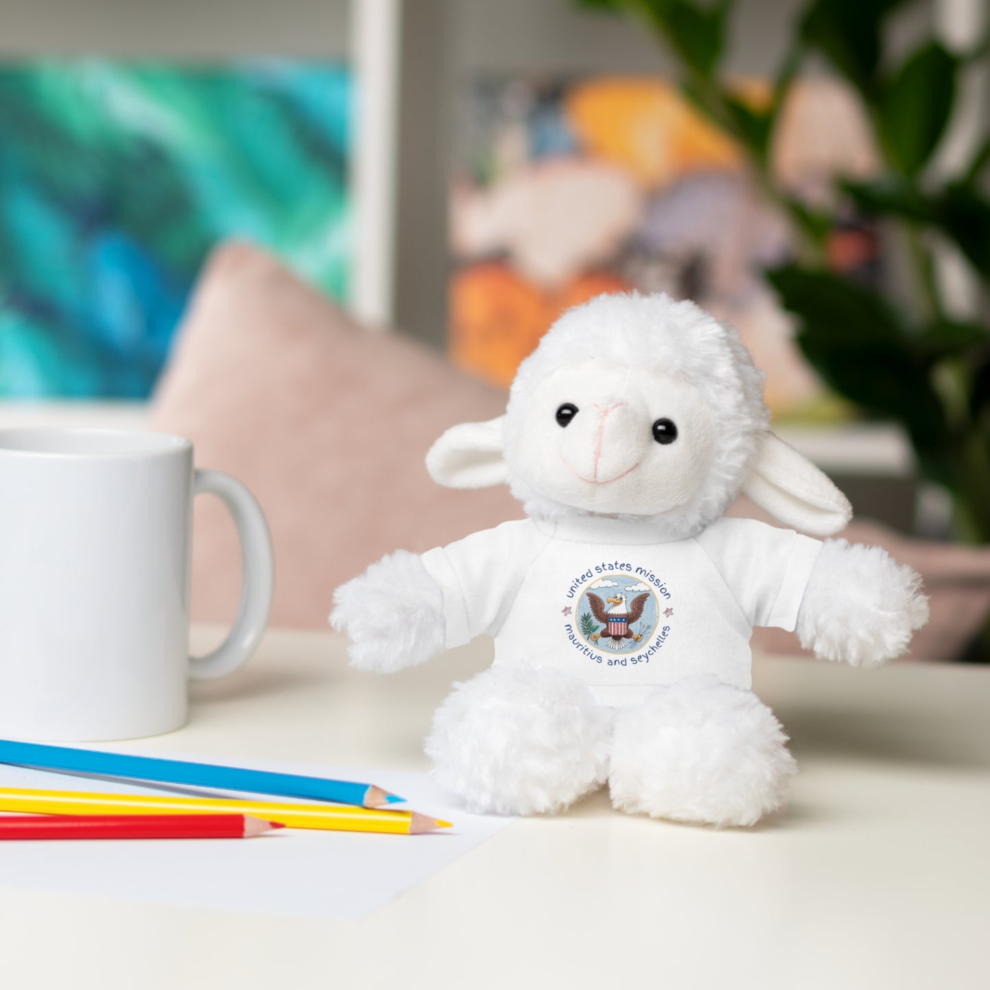 Cutest Ever Stuffed Animal With Post Tee: Mauritius and Seychelles