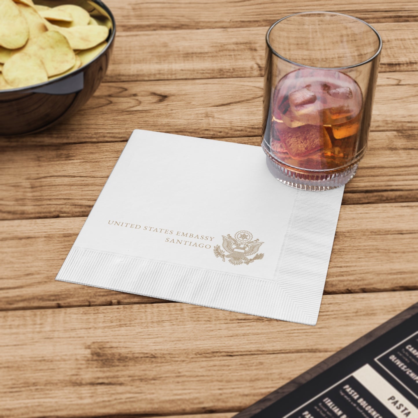 Classic Cocktail and Dinner Napkins: Global