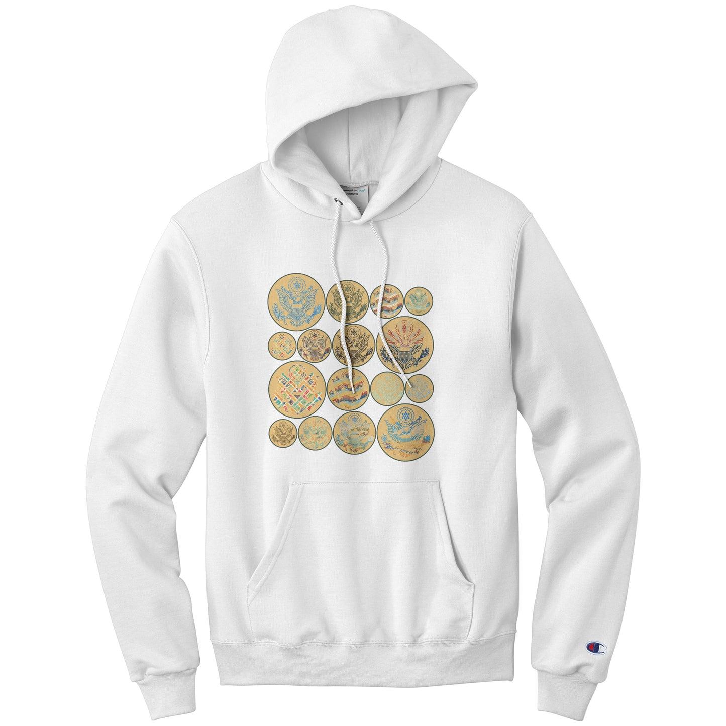 All Golden Here, Champion Brand Hoodie: Global