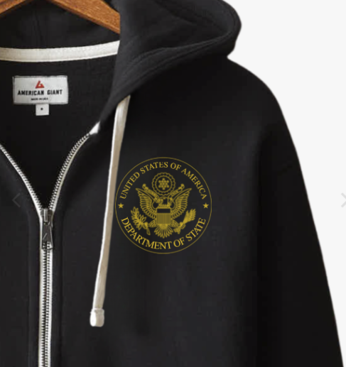 American Giant Full Zip Hoodie, Embroidered: Global