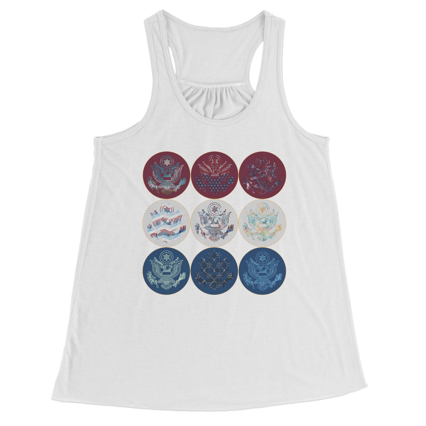 The Character Collective Racer Back Tank: Global
