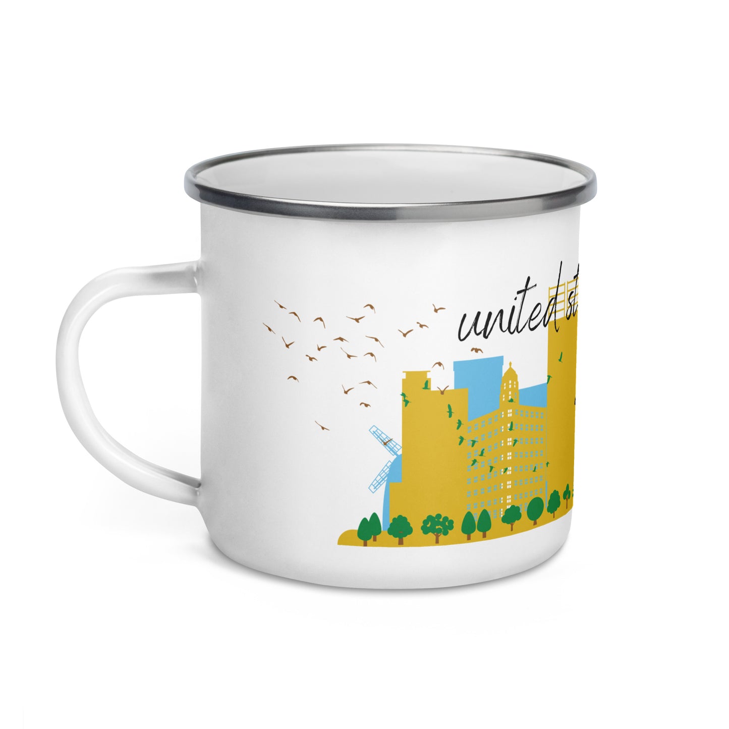 Enamel Mug: Perth