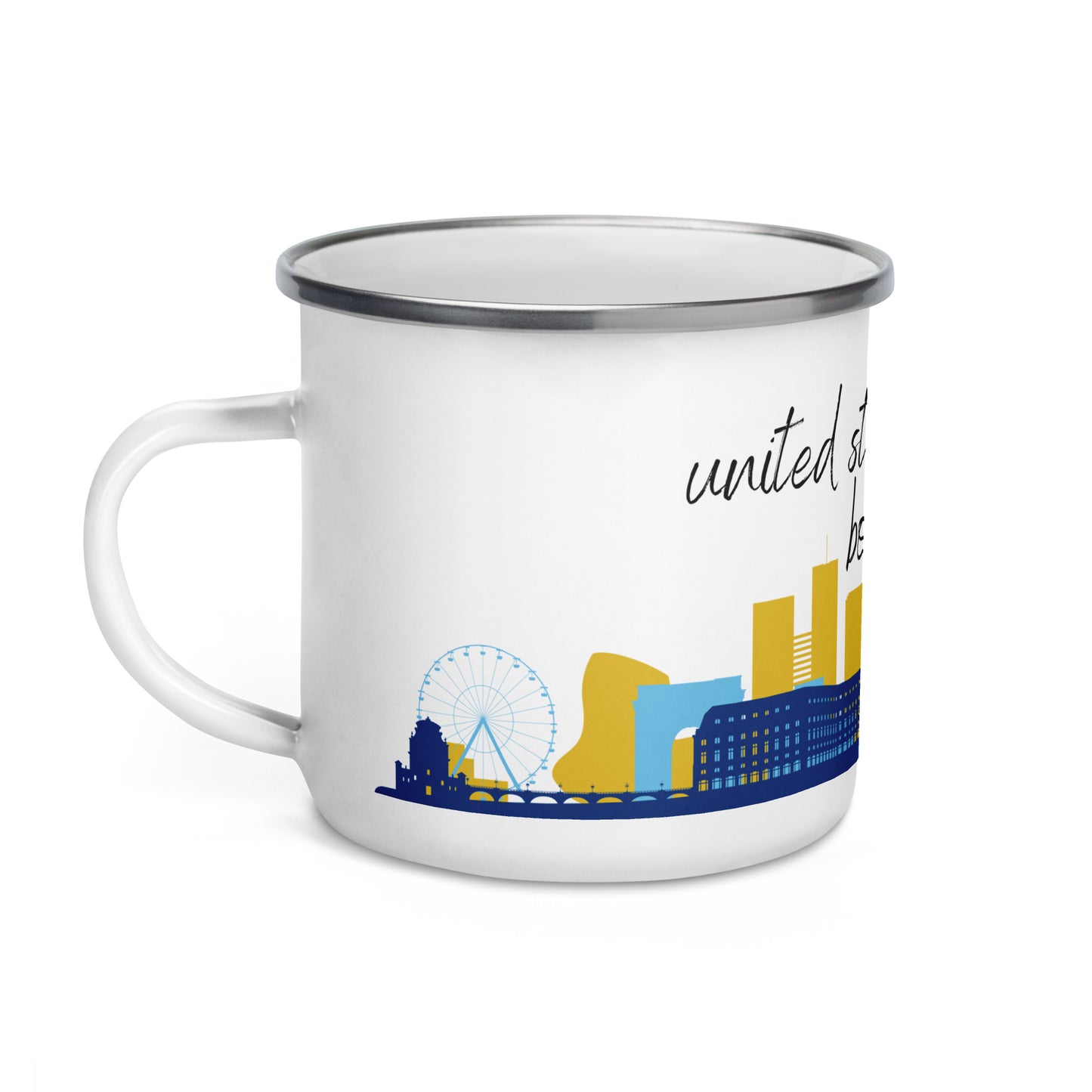 Enamel Mug: Bordeaux