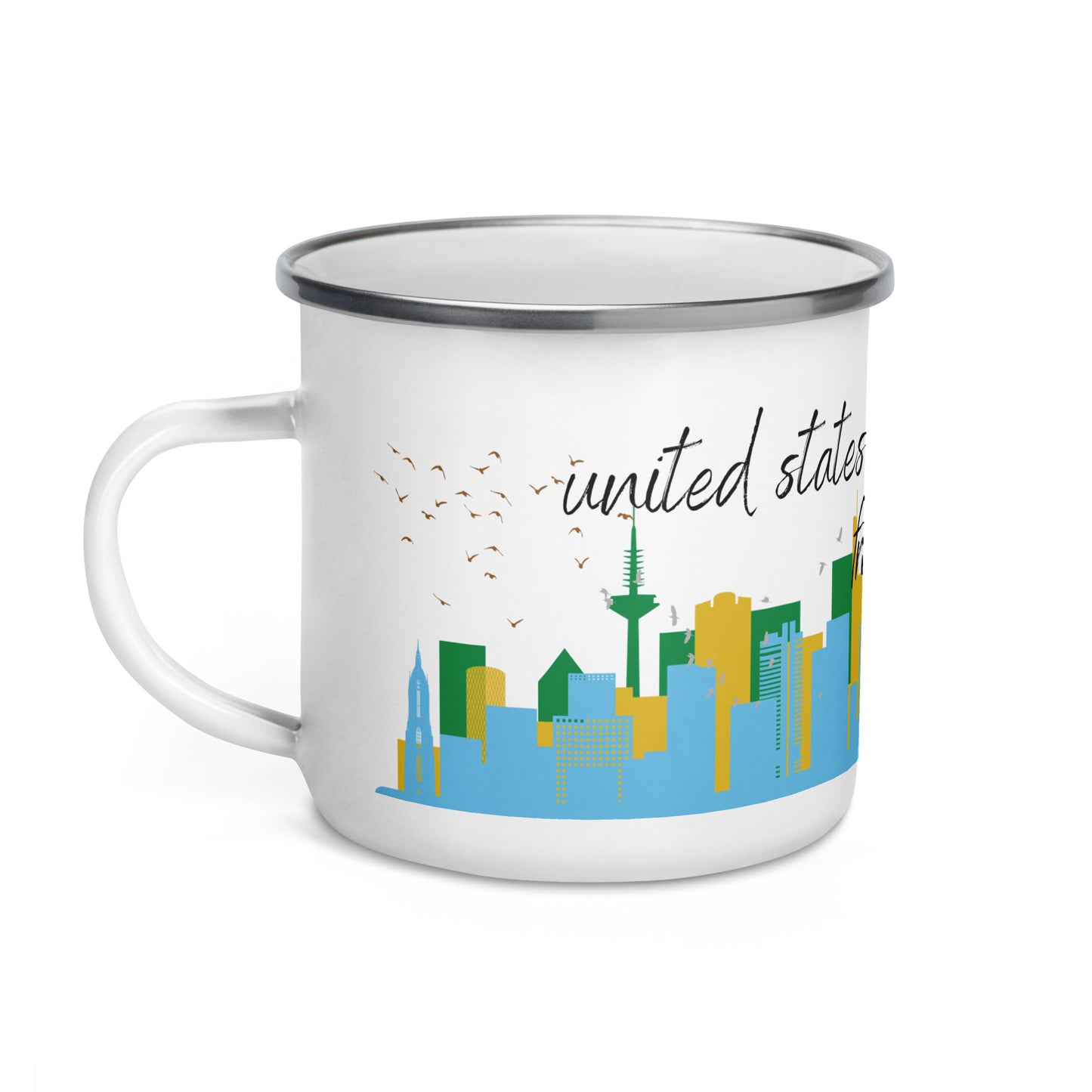 Enamel Mug: Frankfurt