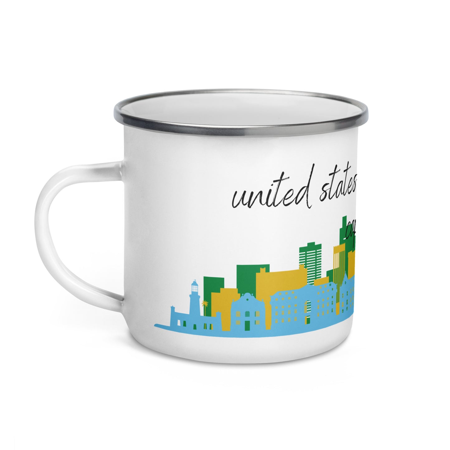 Enamel Mug: Cape Town