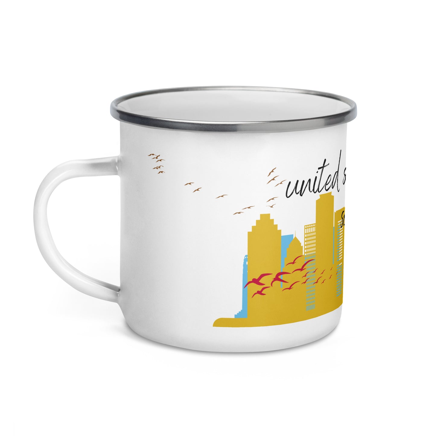 Enamel Mug: Santiago