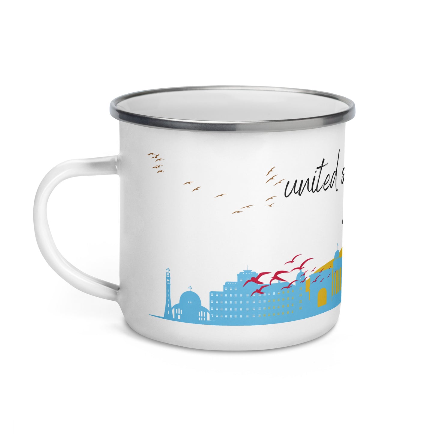 Enamel Mug: Skopje