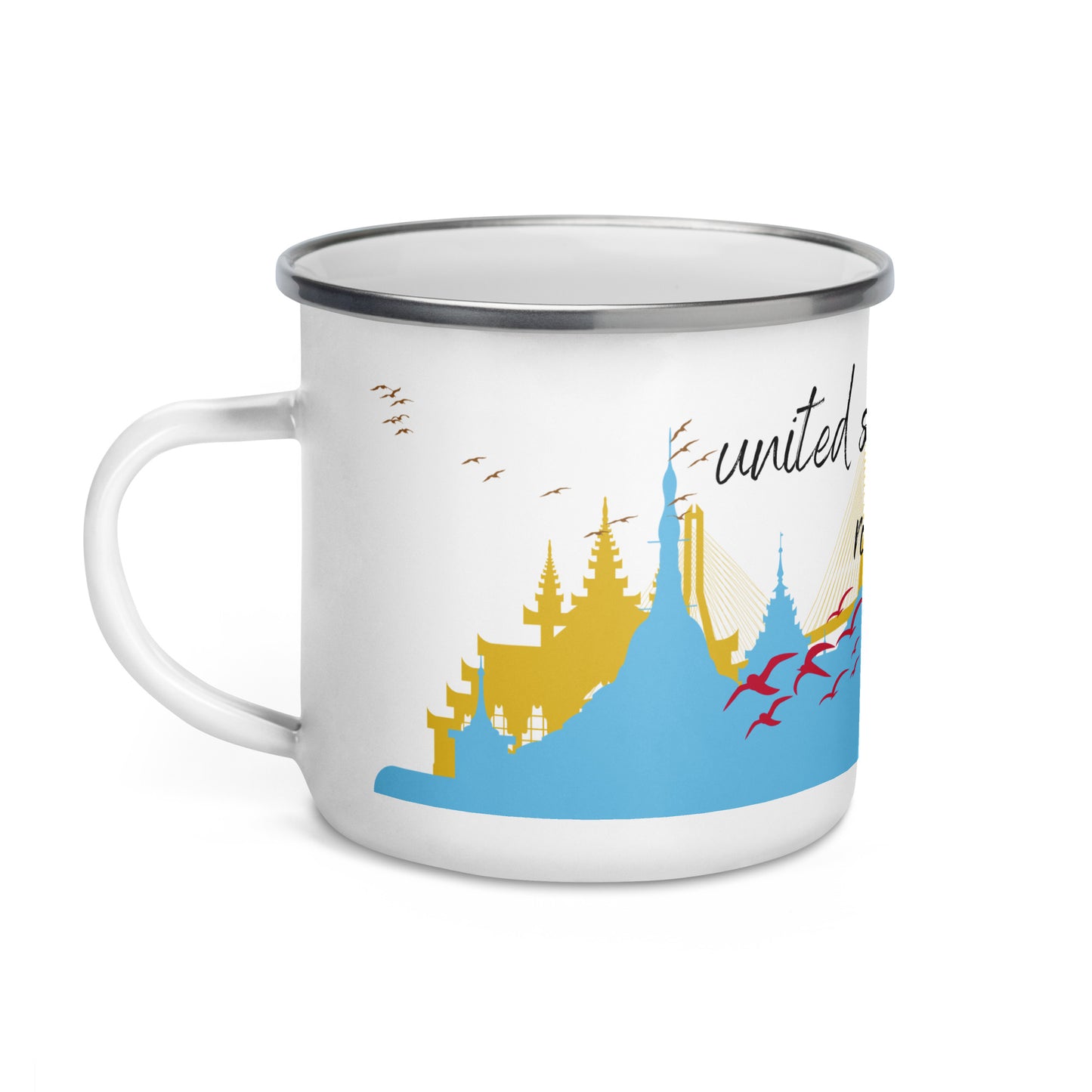 Enamel Mug: Rangoon