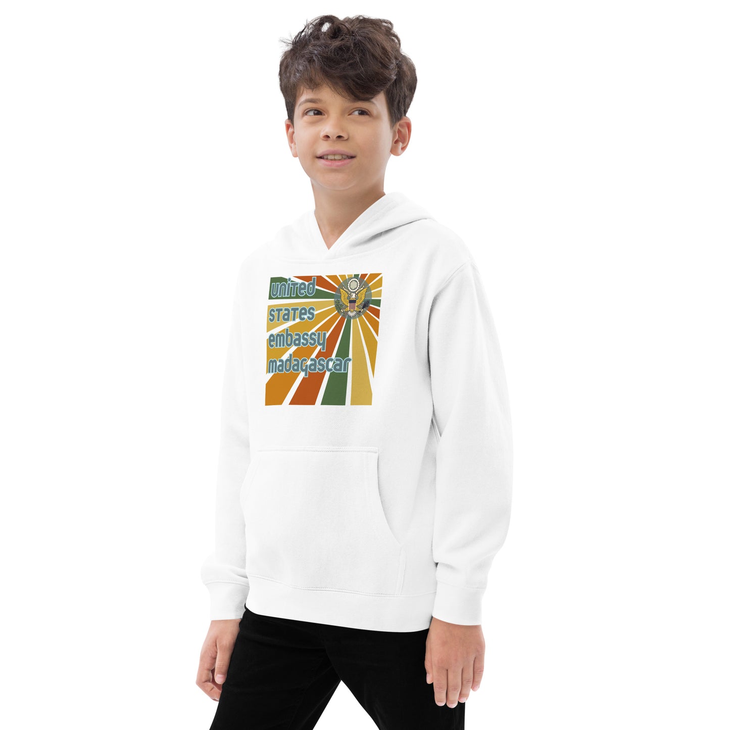 Youth Hoodie, Sunburst: Madagascar and Comoros