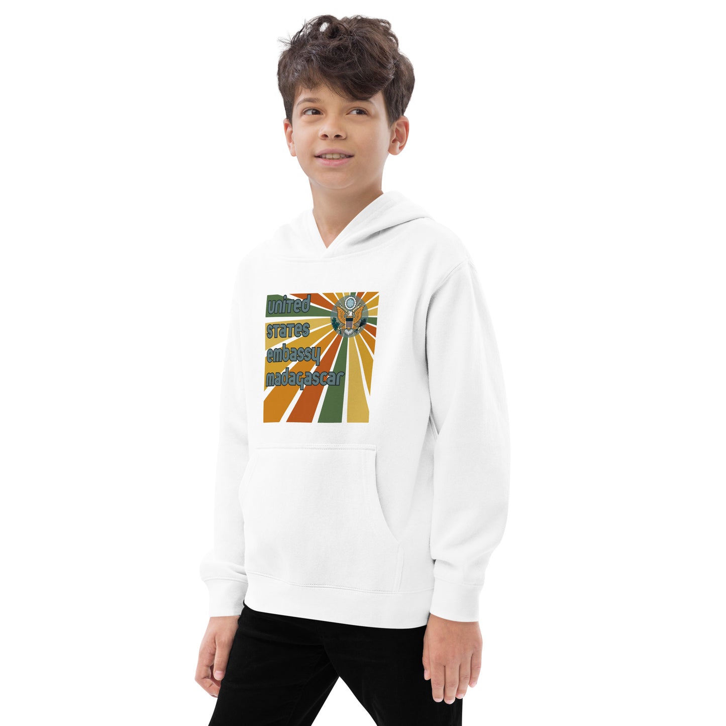 Youth Hoodie, Sunburst: Madagascar and Comoros