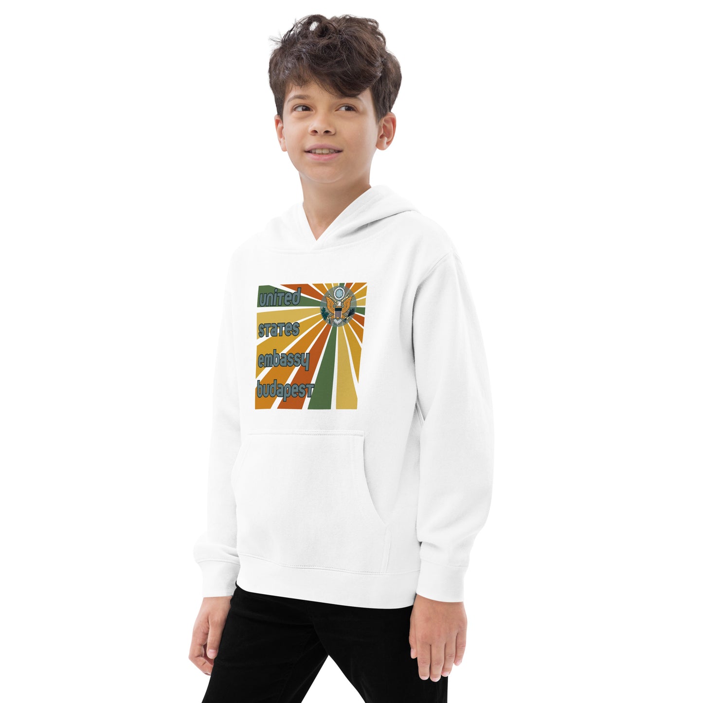 Youth Hoodie, Sunburst: Hungary