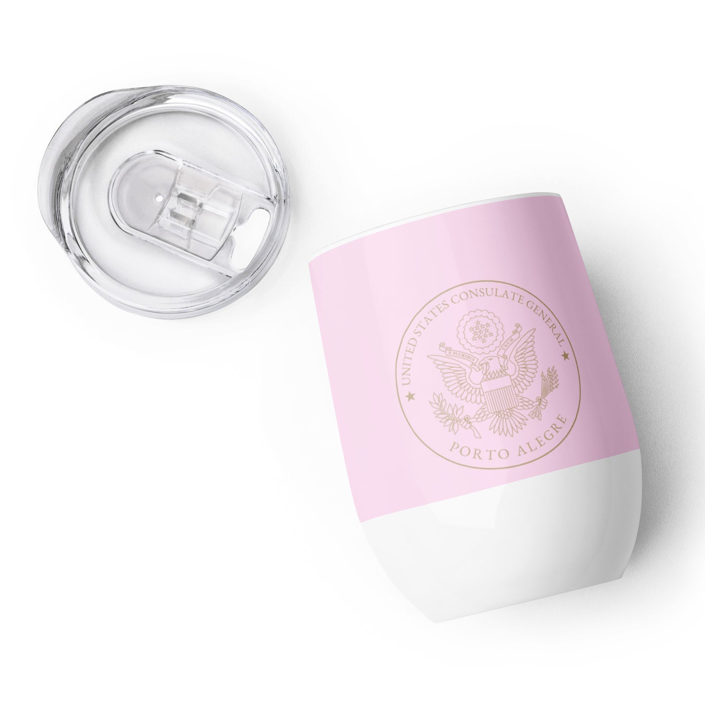 Chic, Pink Wine Tumbler: Porto Alegre