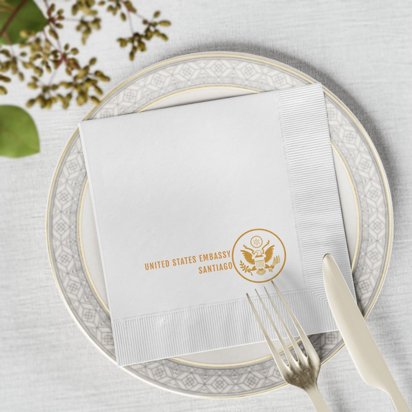 Classic Cocktail and Dinner Napkins: Global