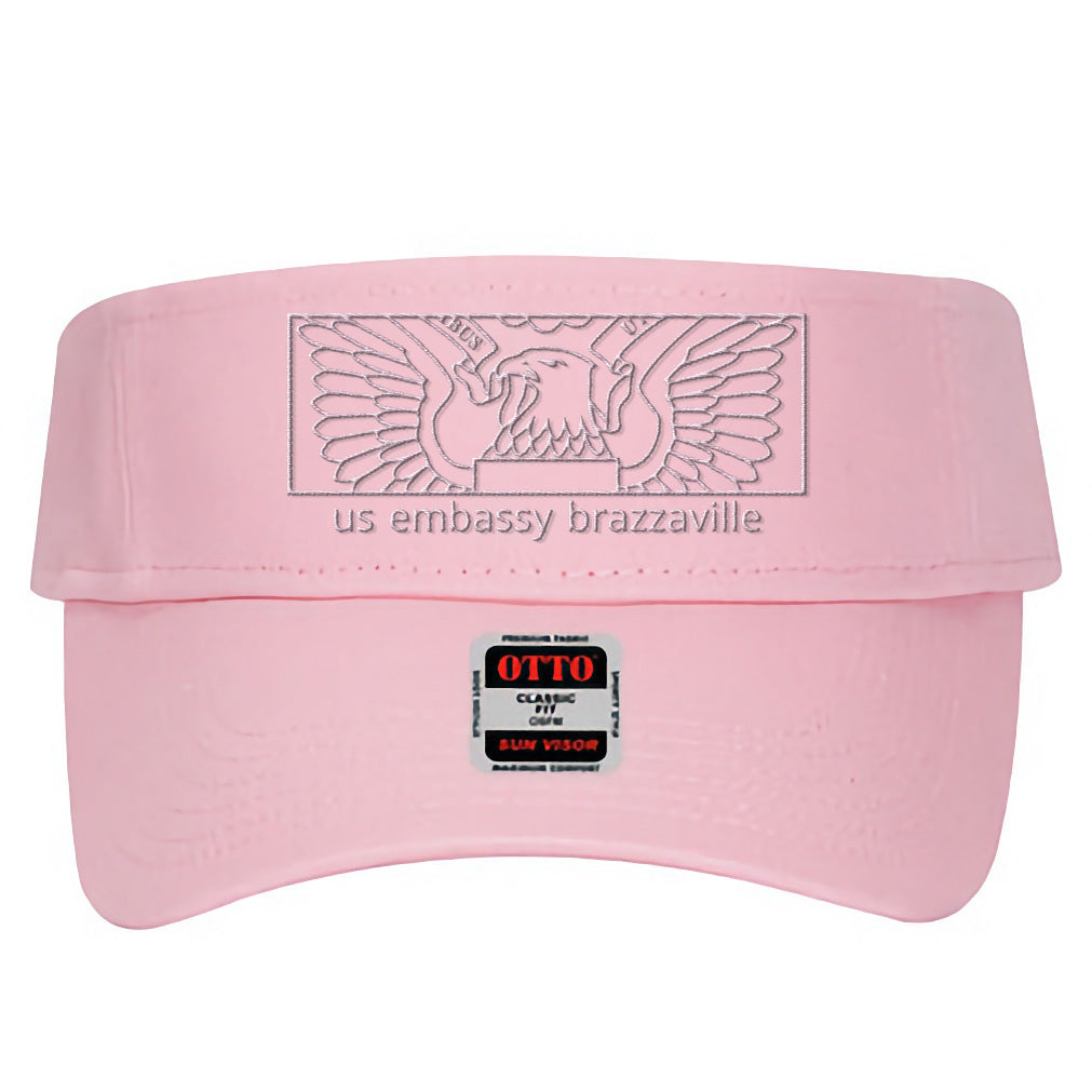 Modern Embroidered Visor: Brazzaville