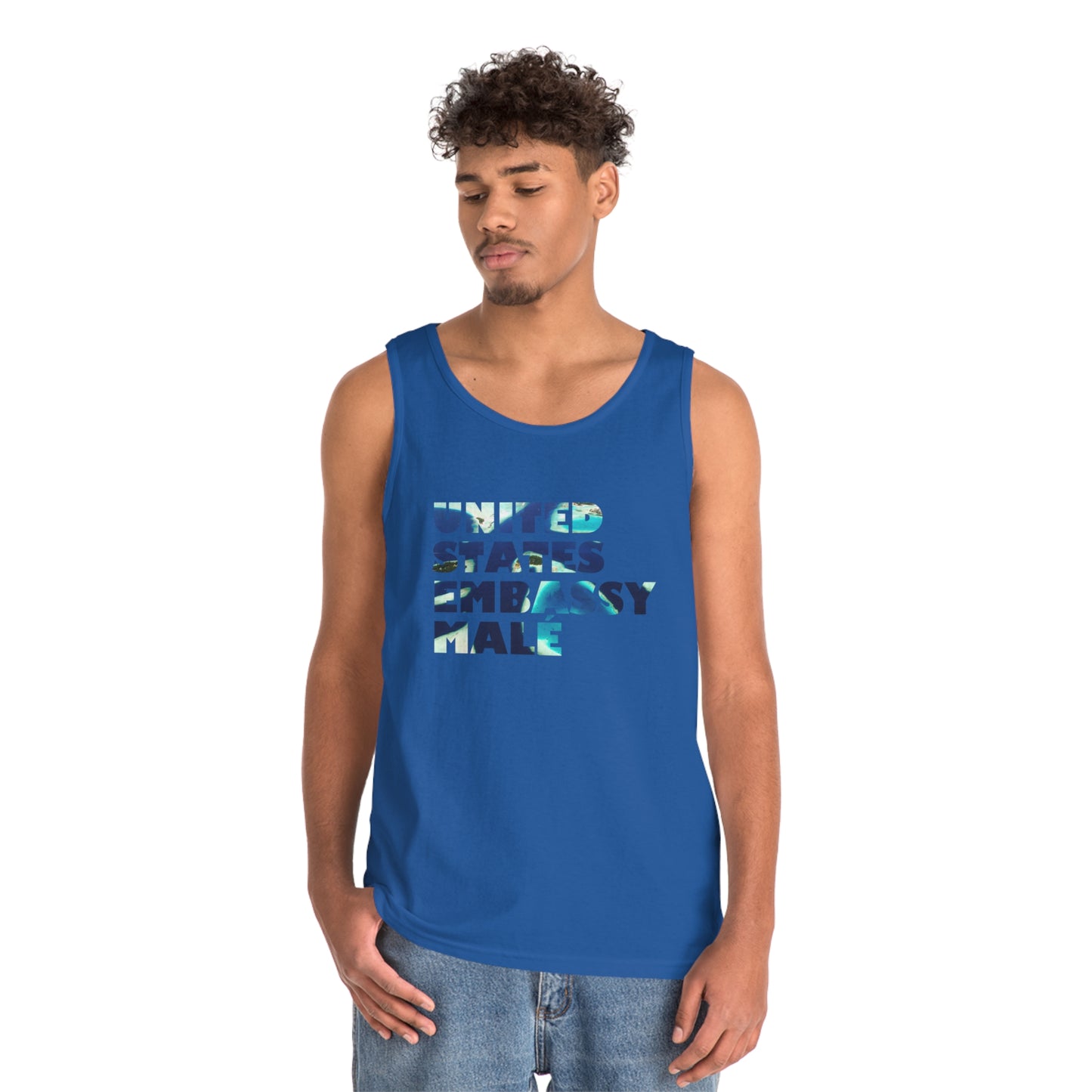 Read the Lines Tank Top: Male