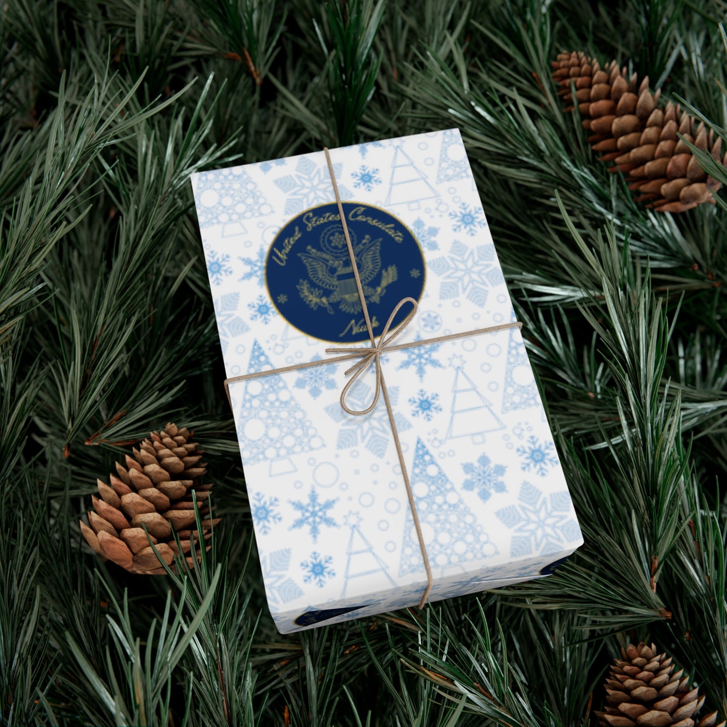 Holiday Gift Wrapping Paper: Nuuk