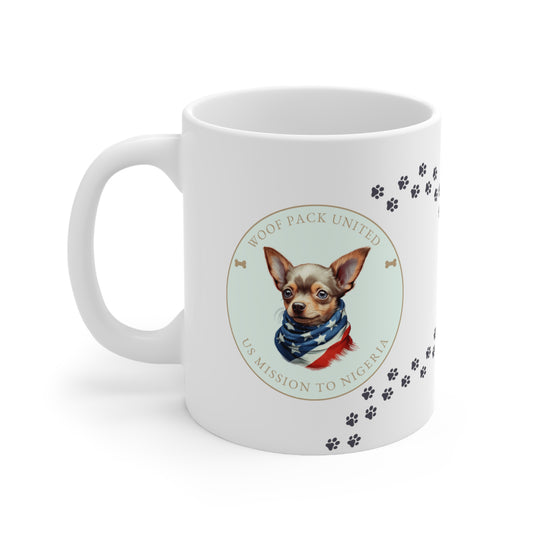 Woof Pack, Chihuahua Mug: Nigeria