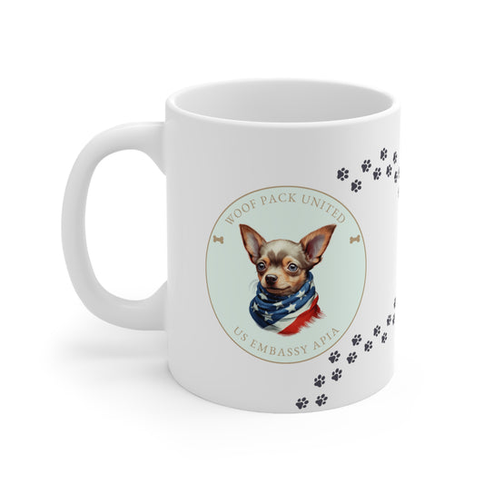 Woof Pack, Chihuahua Mug: Apia