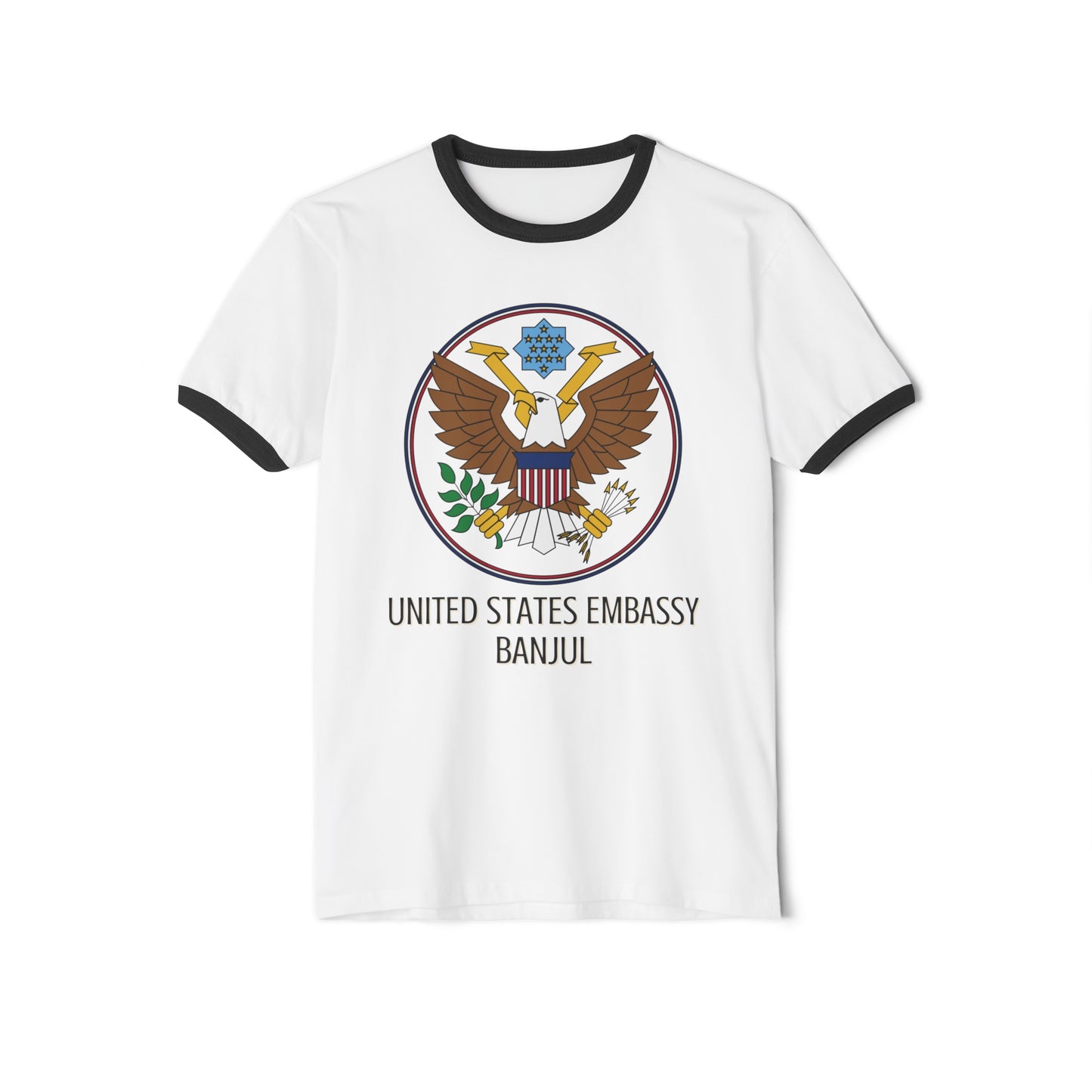 Art Deco Ringer T-Shirt: Banjul