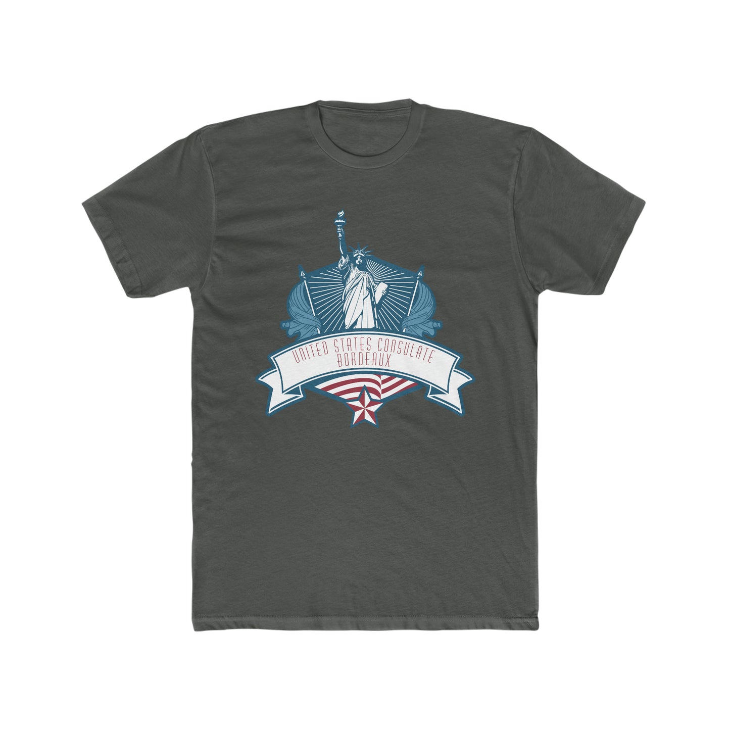 Lady Liberty T-Shirt:  Bordeaux