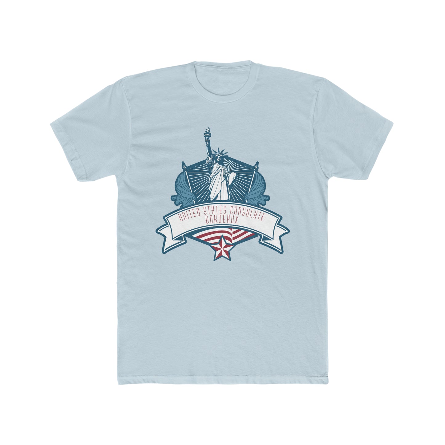 Lady Liberty T-Shirt:  Bordeaux