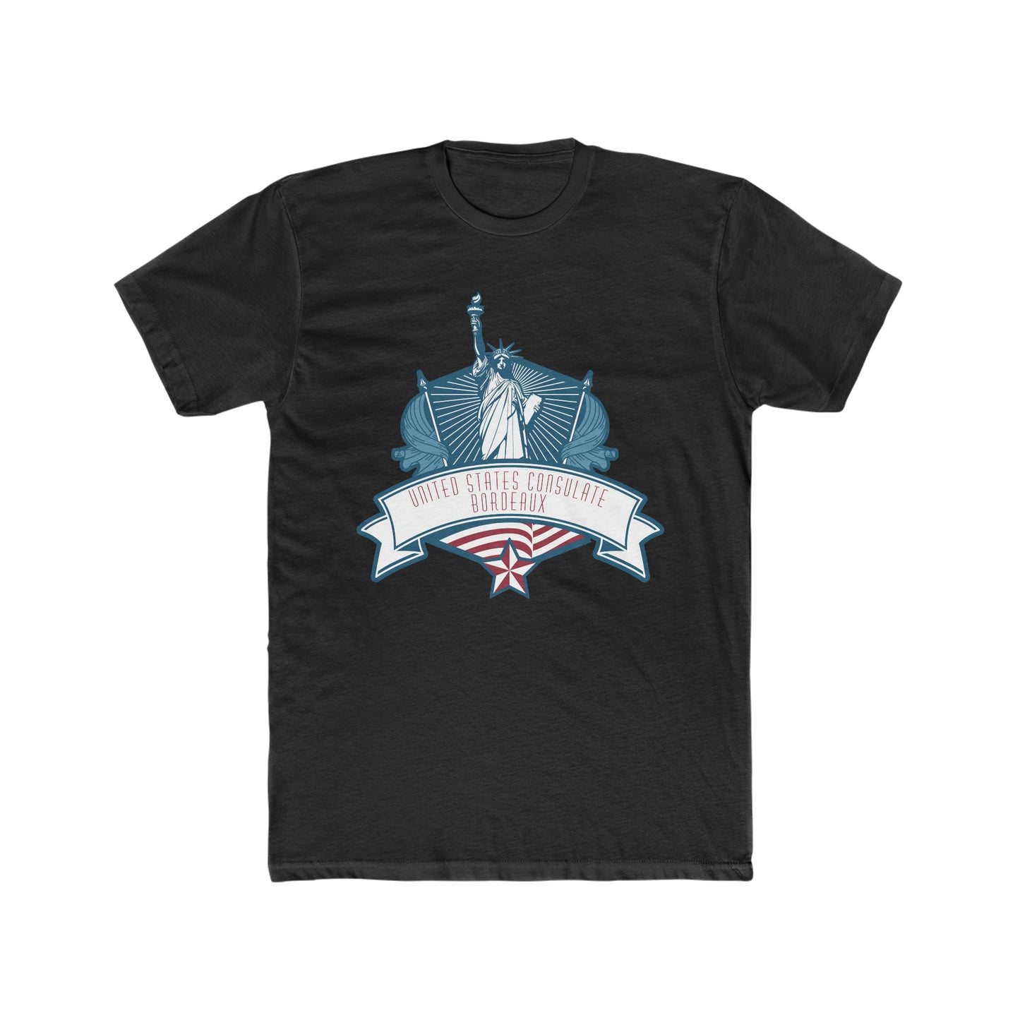 Lady Liberty T-Shirt:  Bordeaux