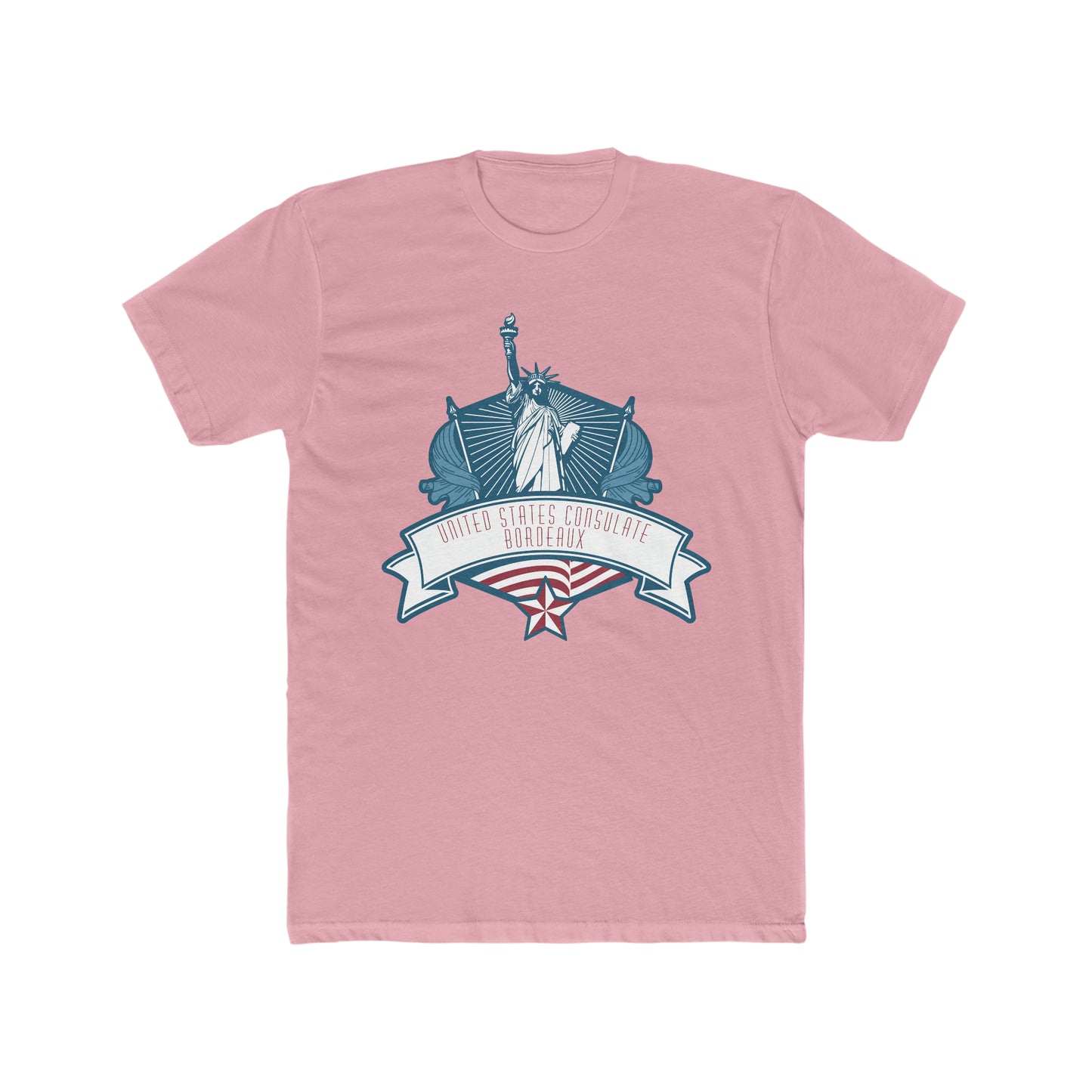 Lady Liberty T-Shirt:  Bordeaux