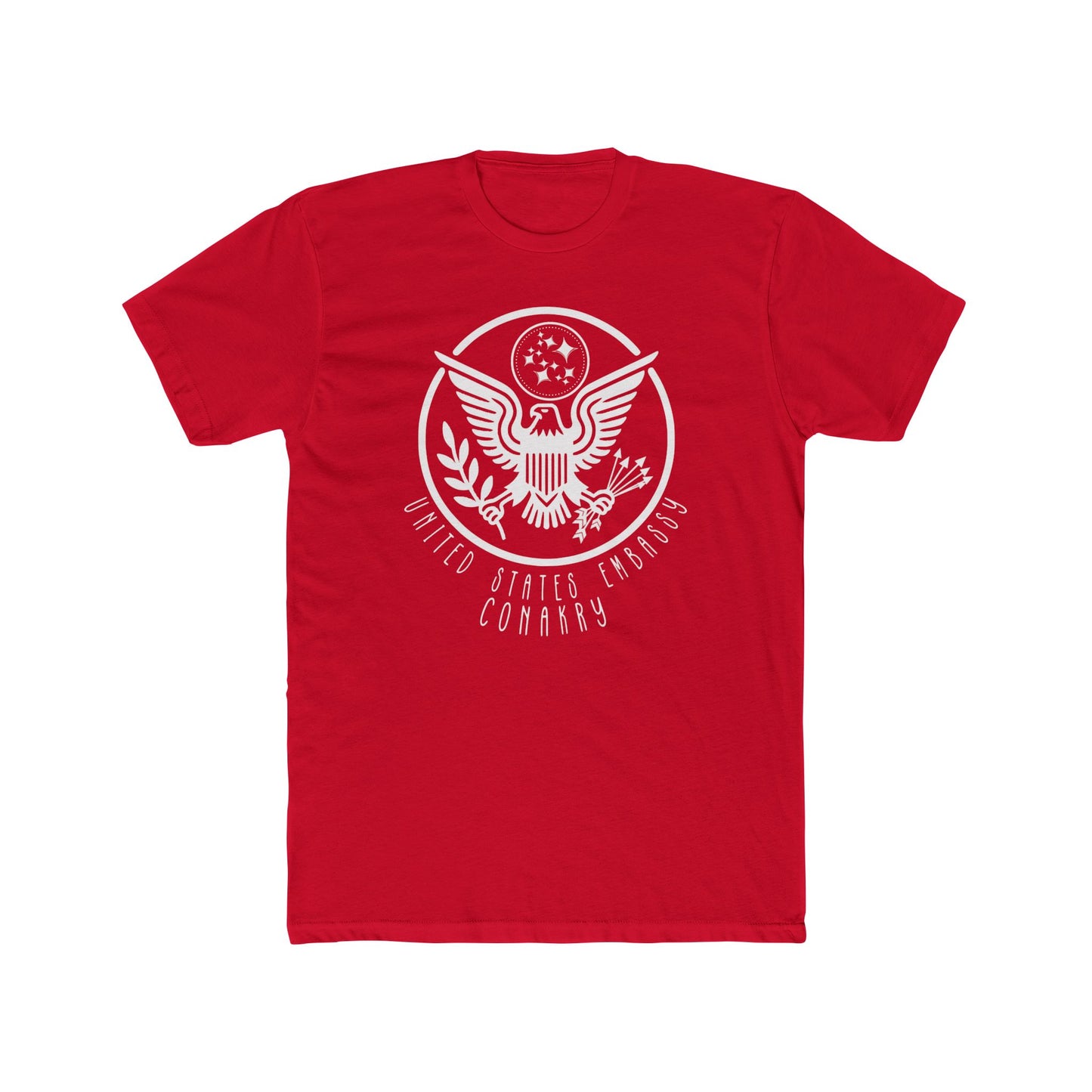 New Art Deco Cotton Crew Tee: Conakry